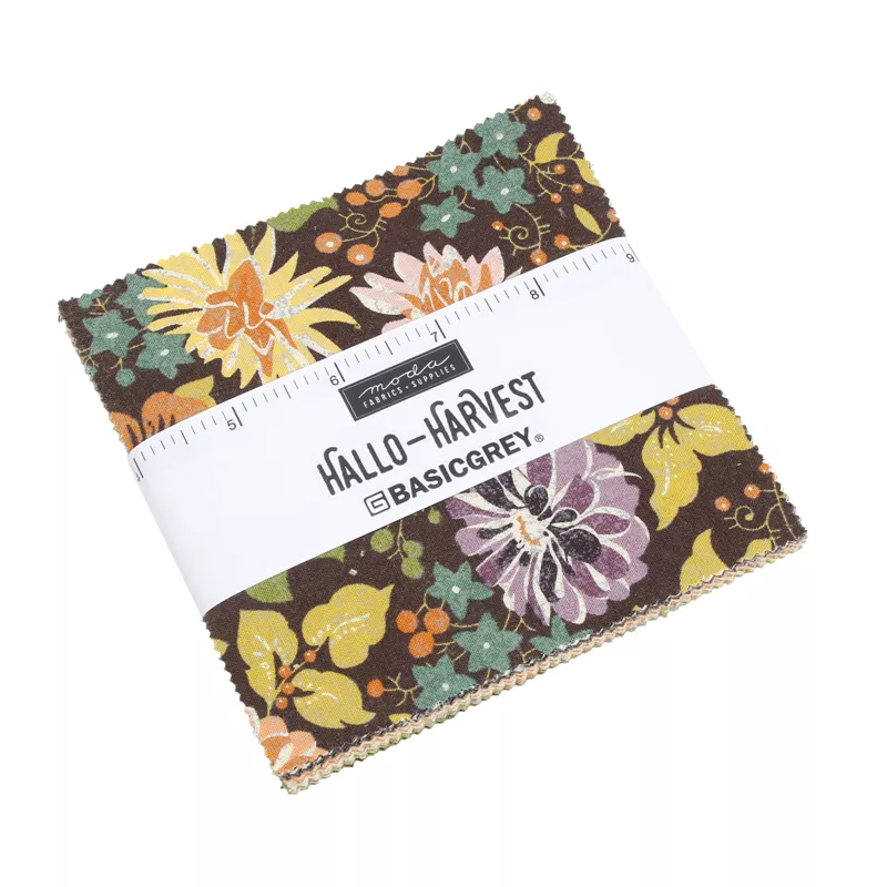 Hallo Harvest Charm Pack (Basic Grey) 42 pcs.