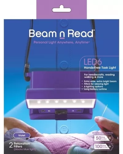 Hands-Free Task Light/Violet (Beam n Read)
