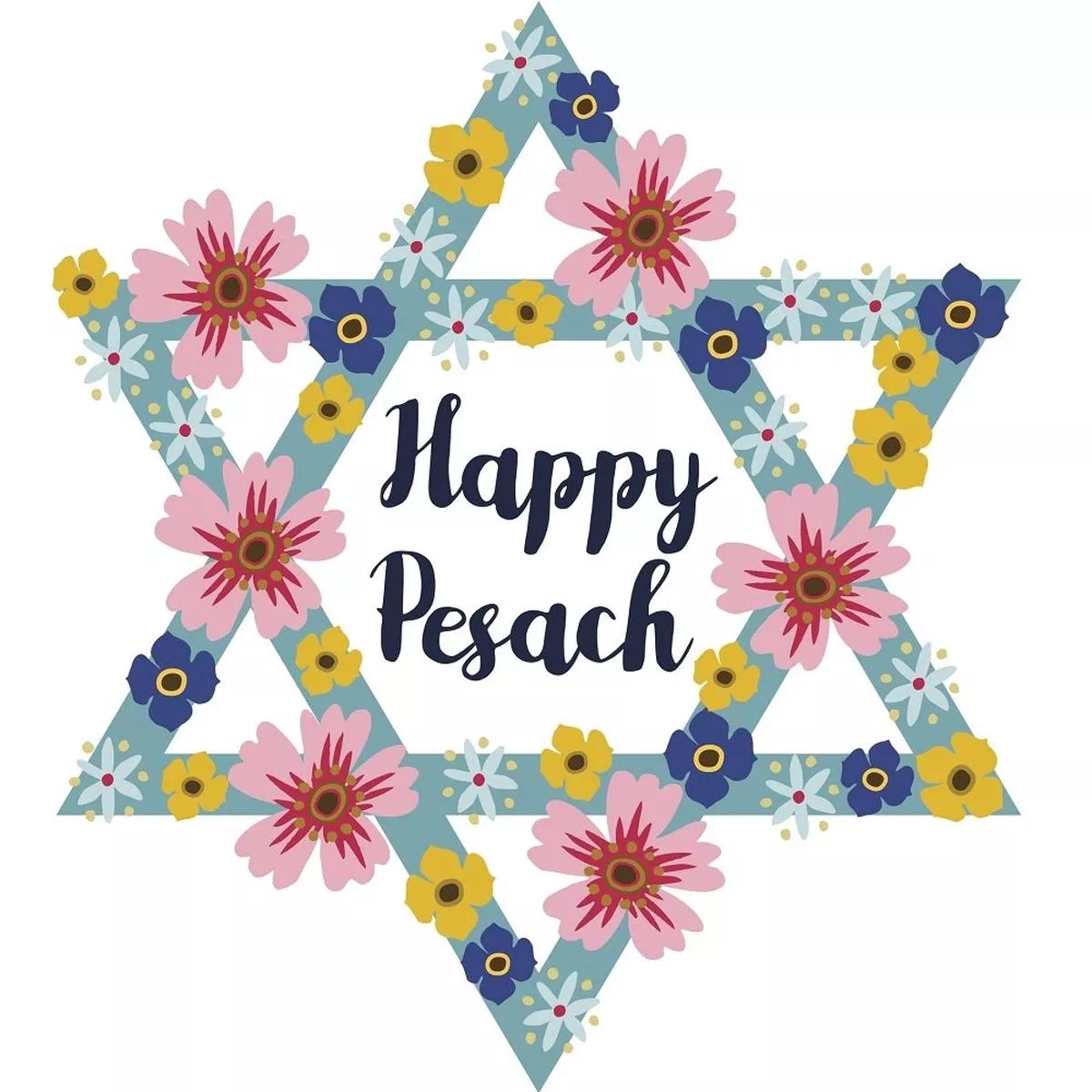 Happy Pesach Fabric Panel