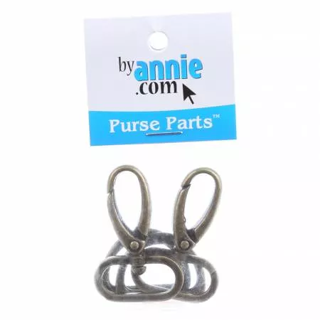 Hardware Set Antique Brass 1in D-Ring