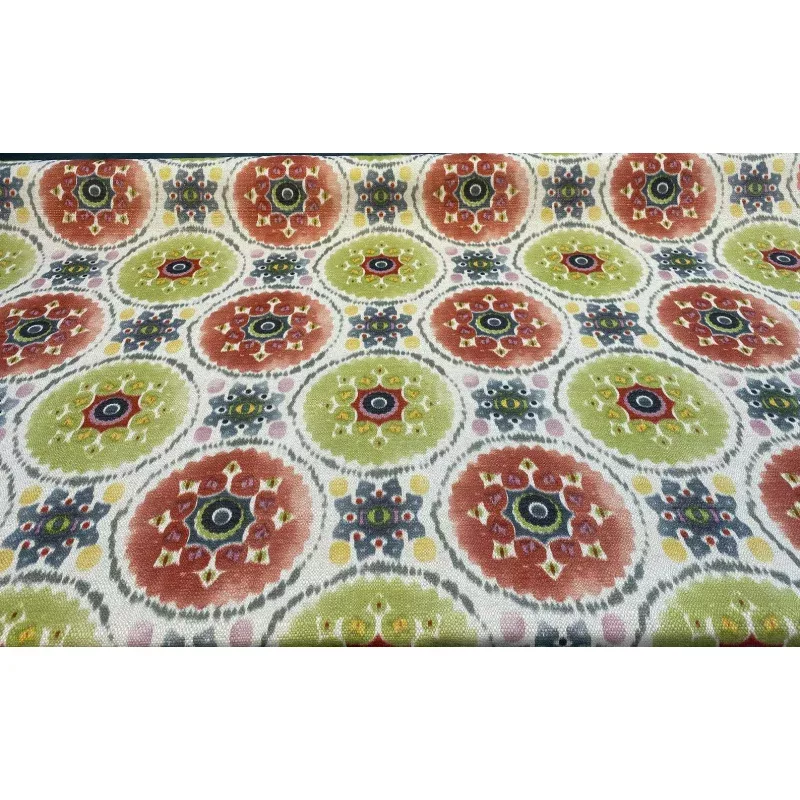 Harlow Bohemian Candy Linen Drapery Upholstery Fabric by the yard