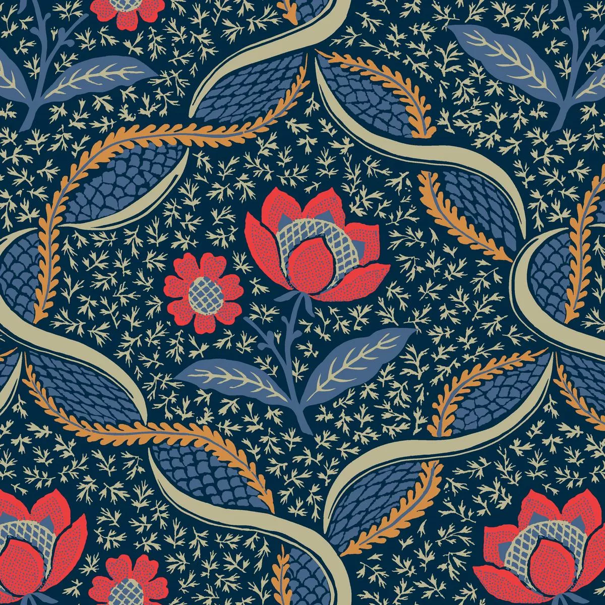 Harriett on Prairie Sky Fabric