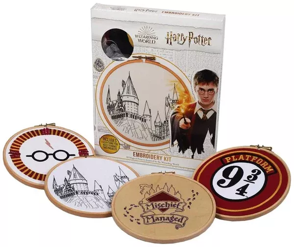 Harry Potter Embroidery by Deborah Wilding