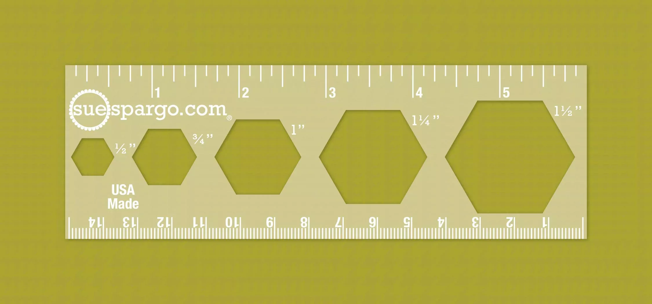 Hexagon Ruler: Creative Stitching Tools