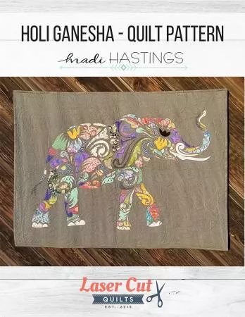 Holi Ganesha Pattern