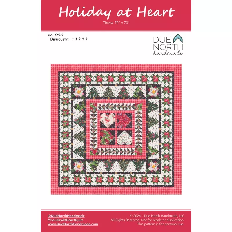 Holiday at Heart Quilt Pattern