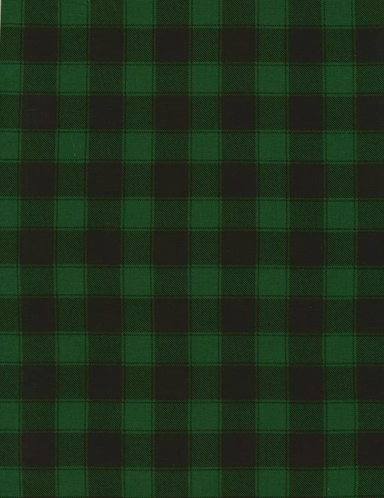Holiday - Green Buffalo Check