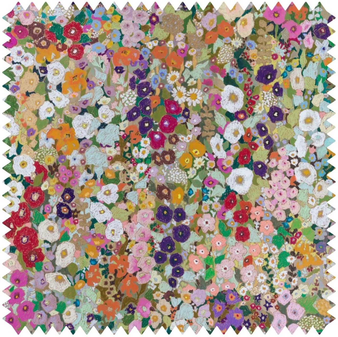 Hollyhocks Velvet Spring