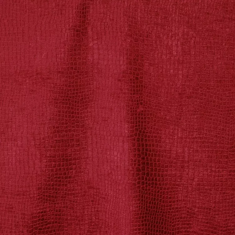 Hook Merlot Caiman Animal Print Fabric
