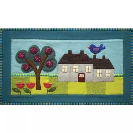 House Table Runner: Kit (Incl. all threads) (Sue Spargo)