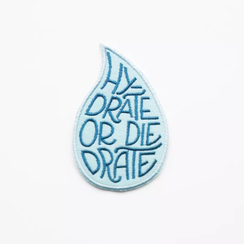Hydrate Embroidered Patch | Union Made