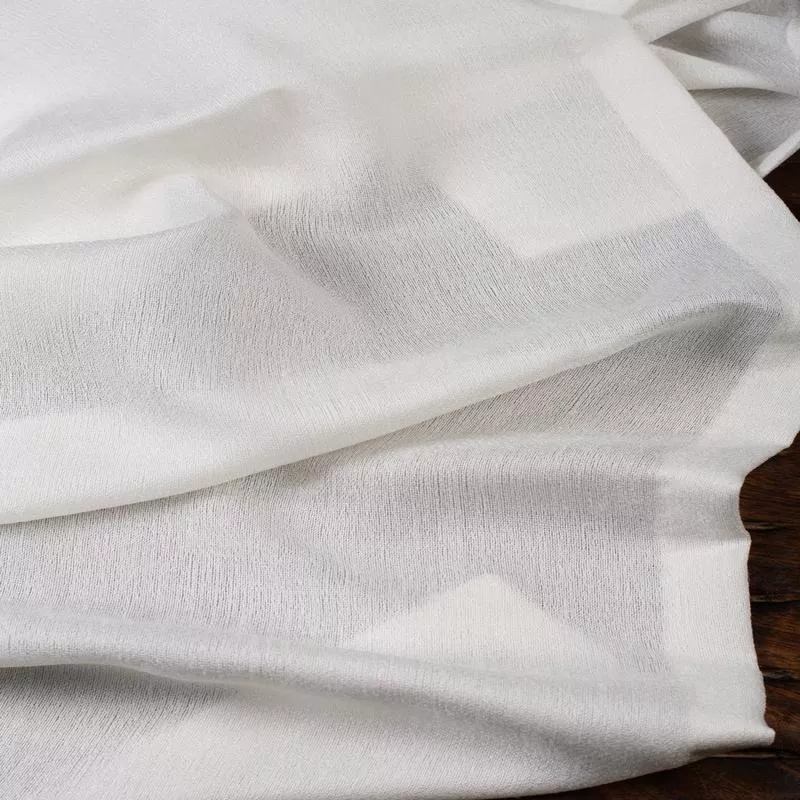 ‘Iced Moon’ Fabric by the Metre (White)