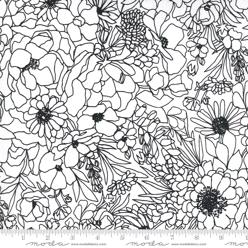 Illustrations Paper- White Floral