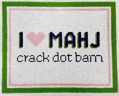 Initial K Studio – I Heart Mahj Clutch