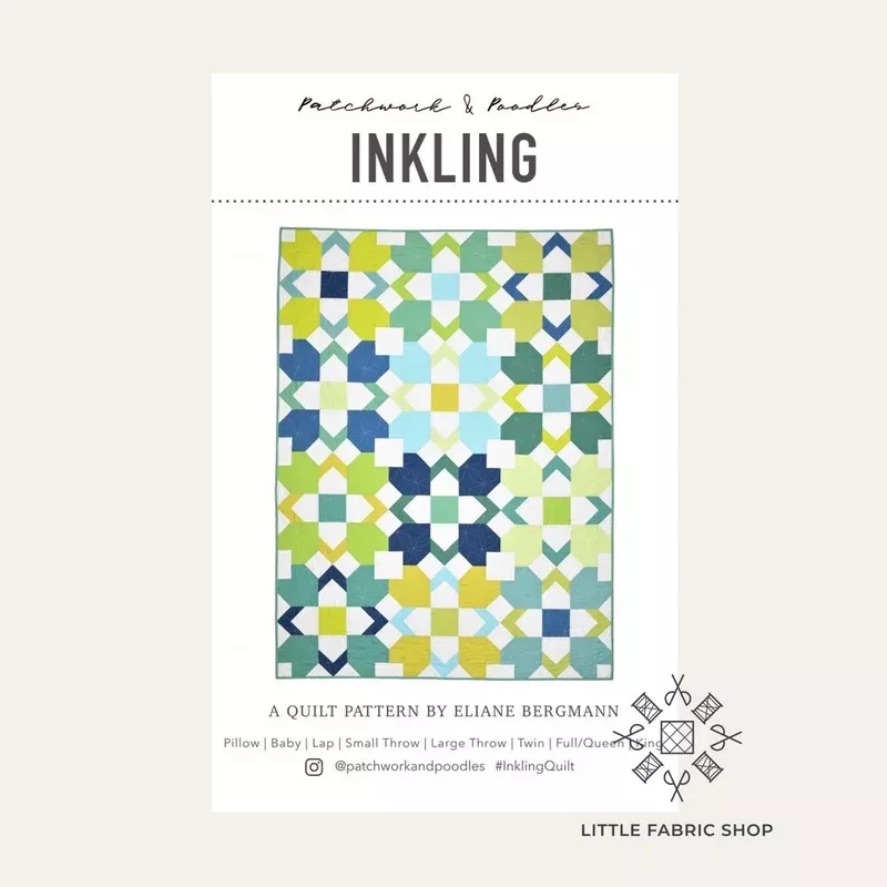Inkling | Quilt Pattern | Patchwork and Poodles