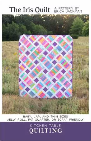 The Iris Quilt Pattern by Erica Jackman - Kitchen Table Quilting