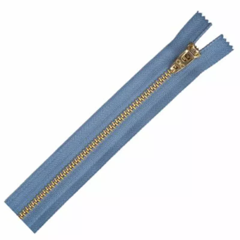 Jean Zipper 7″ Blue