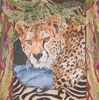 Joy Juarez – Cheetah with Leaf Foliage