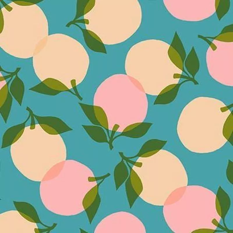 Juicy – Dark Turquoise Peaches