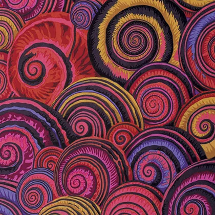 Kaffe Fassett Spiral Shells - Red