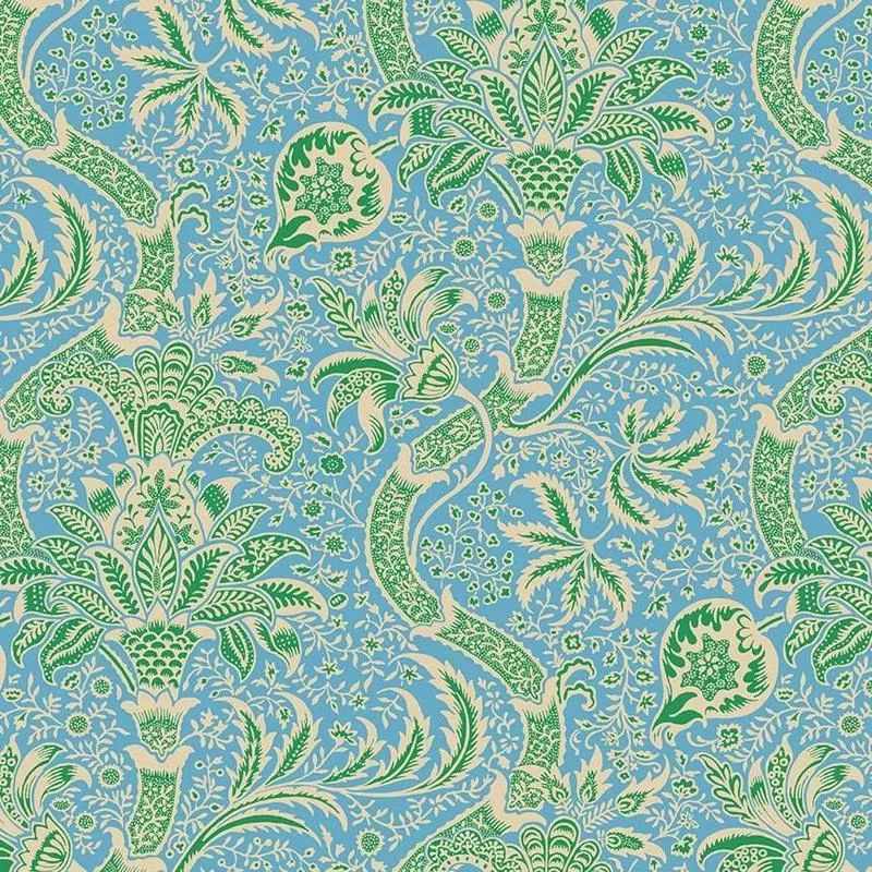 Kaffe x Morris & Co. – Indian Aqua