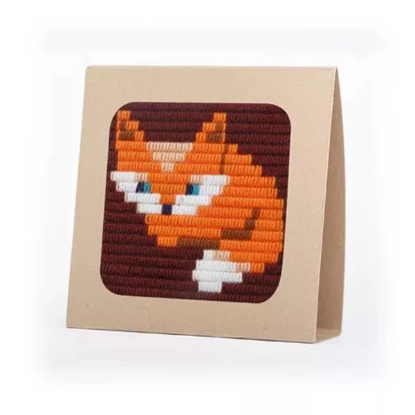 Kids Needlepoint Kit - Baby Fox
