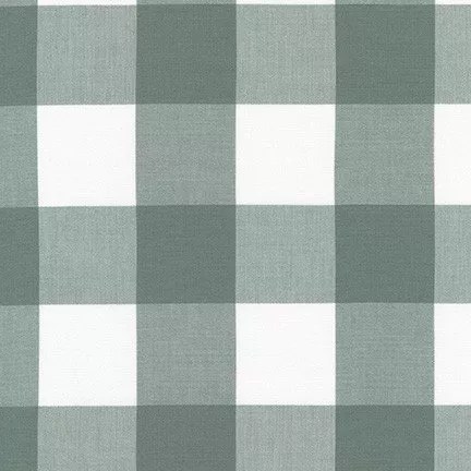 Kitchen Window Wovens Large Gingham Shale