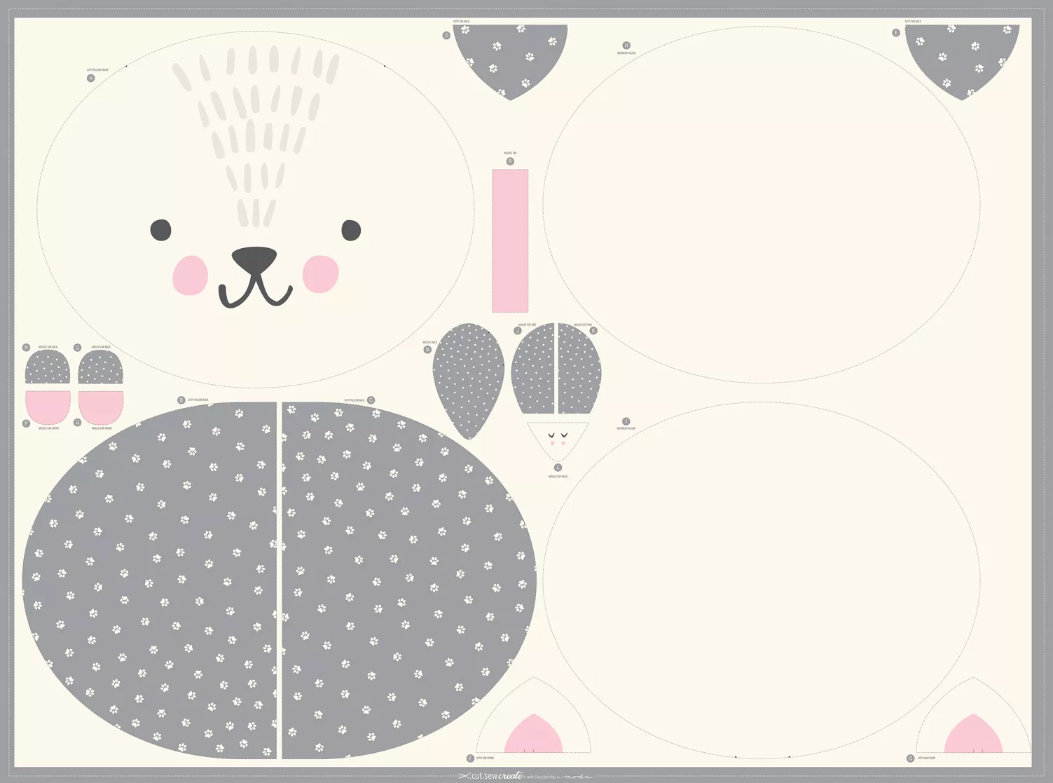 Kitty Bed and Mouse Toy Panel (Stacy Iest Hsu)