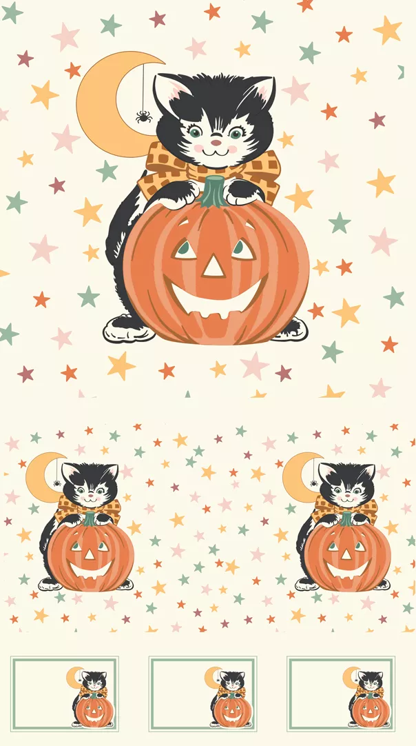 Kitty Corn Panel (24"): Kitty Corn (Urban Chiks) (Panel 94)