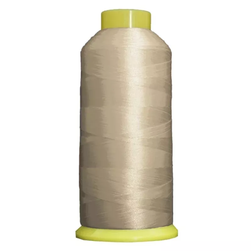 Large Polyester Embroidery Thread No. 411 – Lt Khaki Grey -5000 M