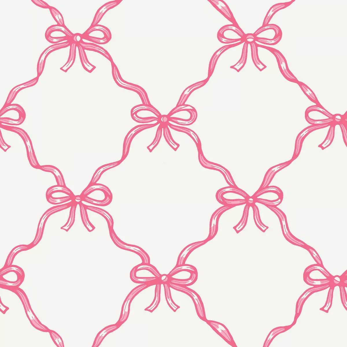 Lattice Bow in Powder Fabric