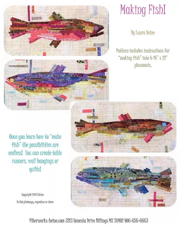 Laura Heine Making Fish Pattern
