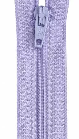 Lightweight Polyester Coil 1-Way Separating Zipper 10in Lilac