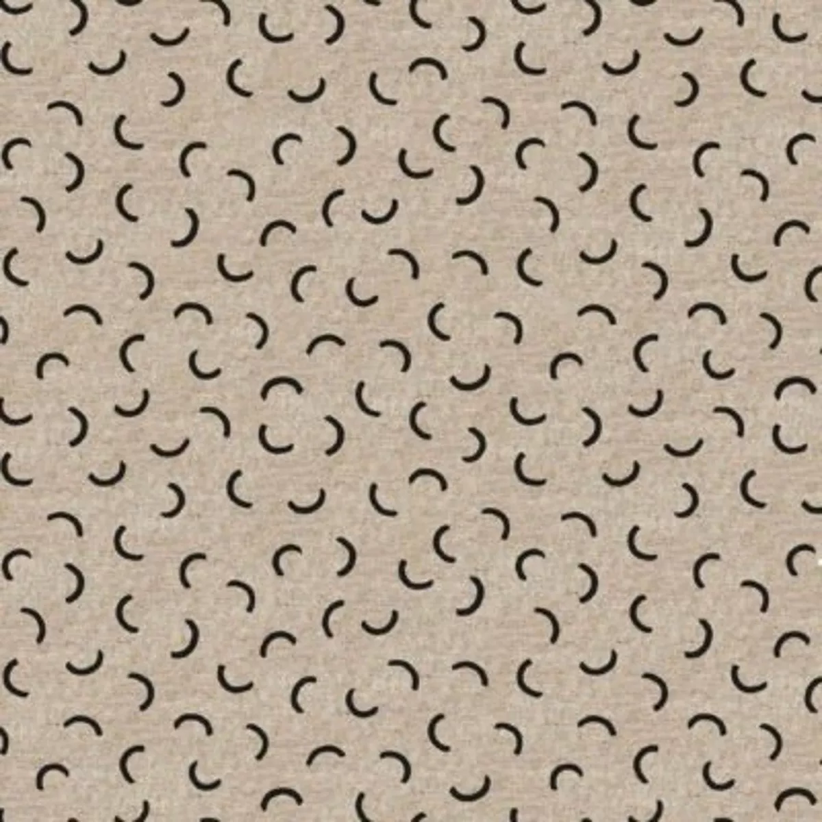 Linen/Cotton Canvas: Black c