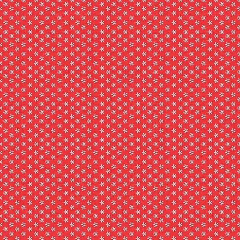 Lori Holt Bee Basics – Tiny Daisy Red – Default Title