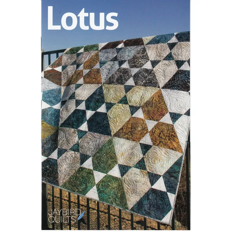 Lotus Quilt Pattern by Jaybird Quilts