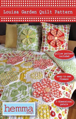 Louisa Garden Quilt Pattern - Hemma Design