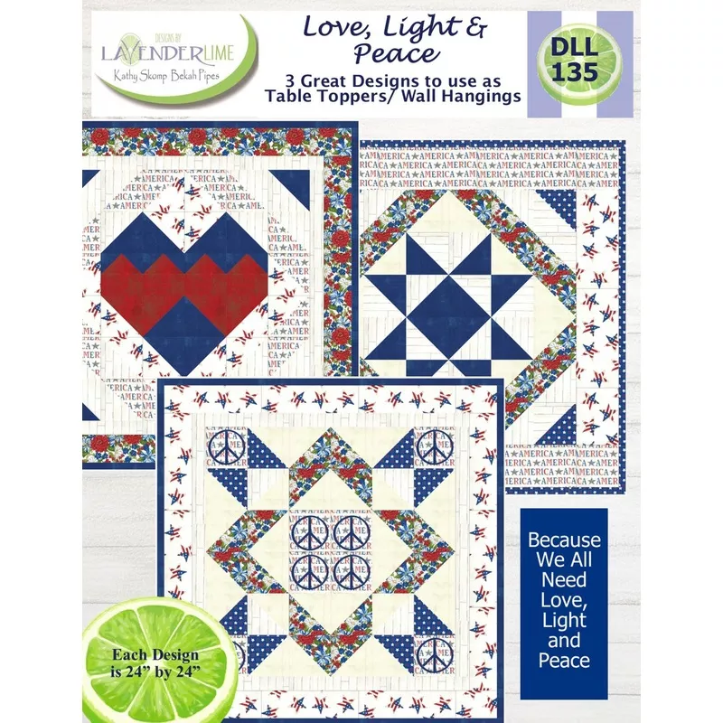 Love, Light & Peace Downloadable Pattern