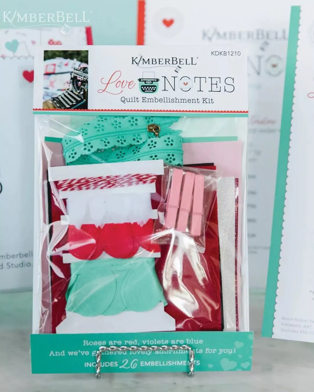 Love Notes Embellishment Kit (KimberBell)