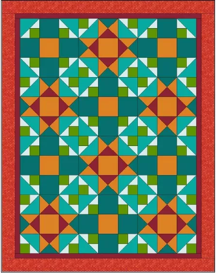 Luau Torches Pattern PDFfrom the Mystery Five 0 Mega Mystery