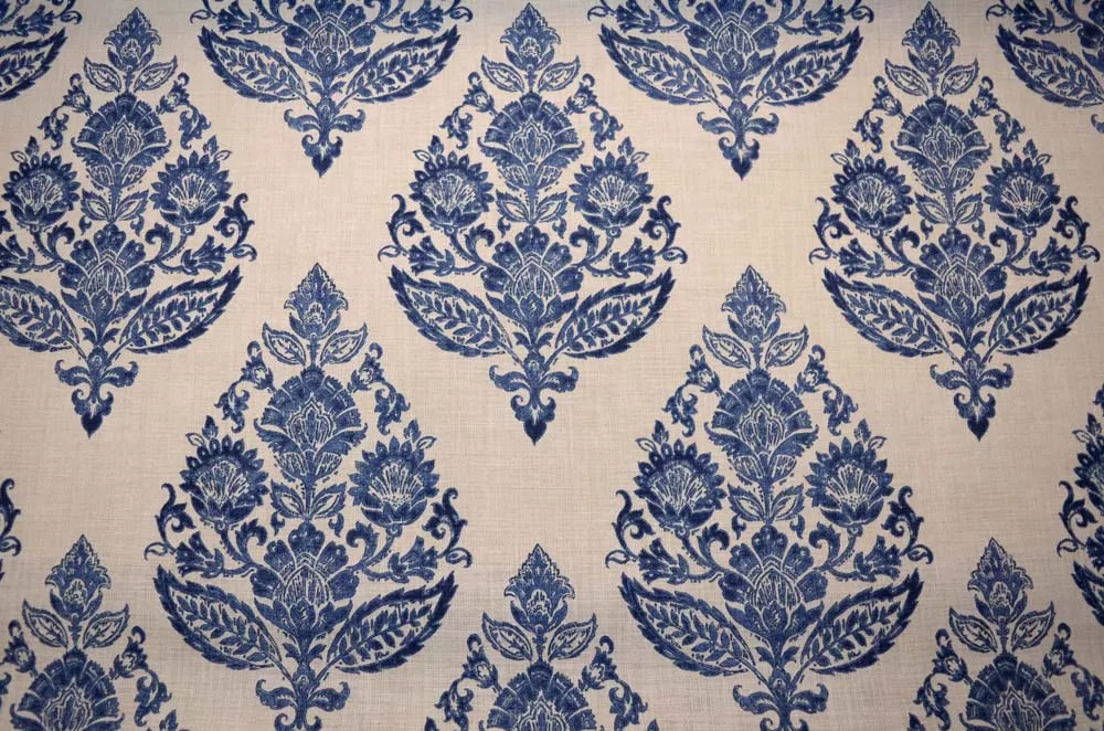 Lydia Antique Blue Covington Fabric