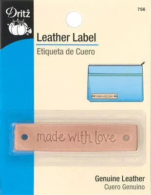 Made with Love Leather Label -- Dritz
