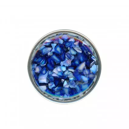 Magnetic Needle Keeper Shell Inlay /Blue