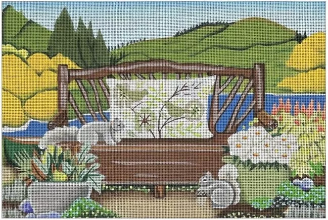 Melissa Shirley Designs – Mini Lake Bench