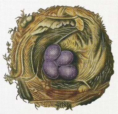Melissa Shirley Designs – Nest/Purple Eggs