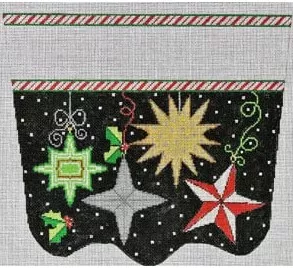 The Meredith Collection – Peppermint Party Stars Cuff