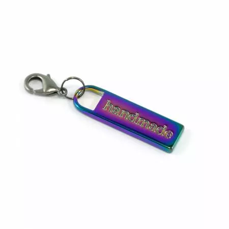 Metal Zipper Pull Iridescent