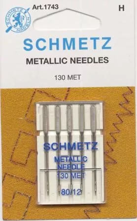 Metallic Machine Needle/Size 12/80 (Schmetz)