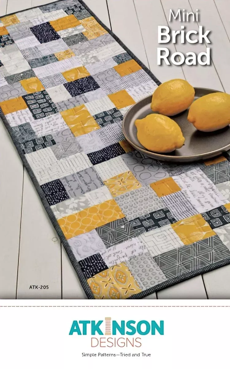 Mini Brick Road Pattern by Atkinson Designs