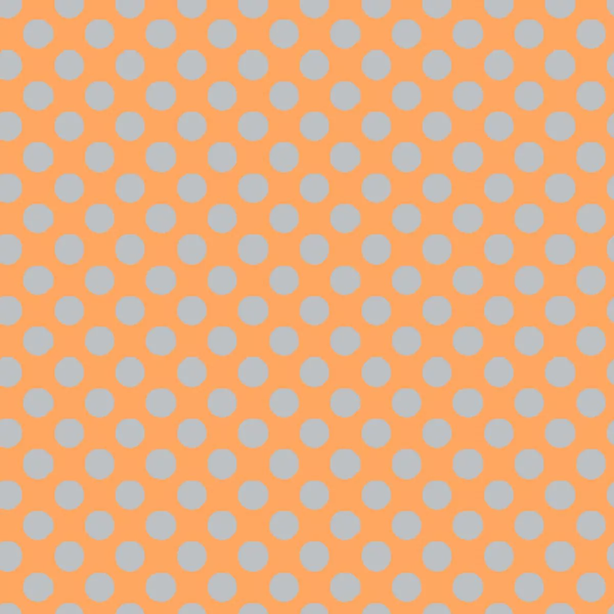 Mini Dots on Orange & Gray Fabric